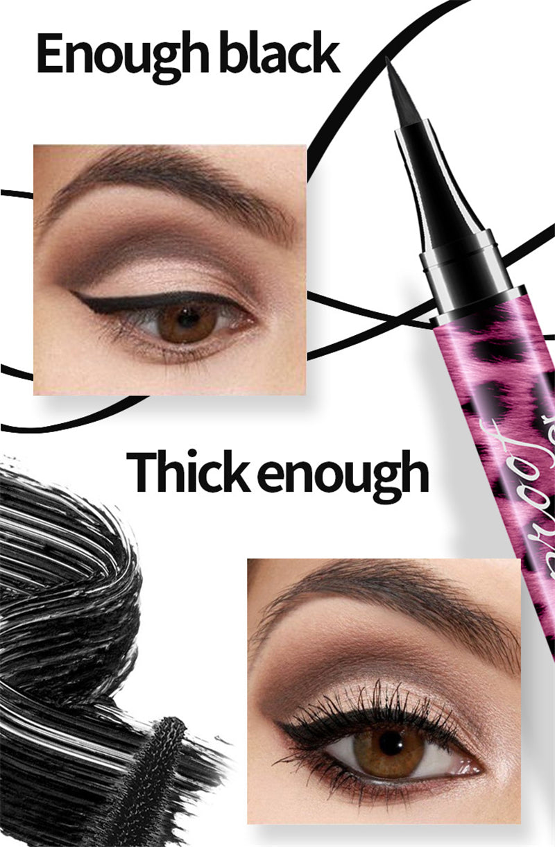 Liquid Eyeliner Pencil+4D Waterproof Mascara Set