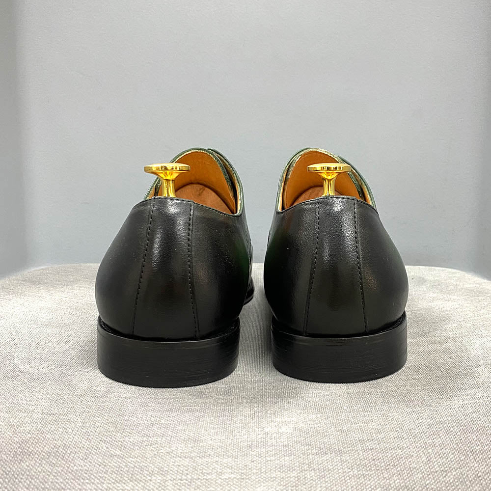 High Quality Handmade Derby Dress Shoes Men Genuine Cow Leather Shoes