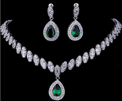 Bridal Silver Necklace Sets