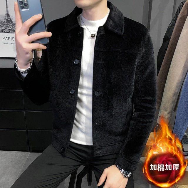 Slim Fit Thicker Jackets High Quality Streetwear