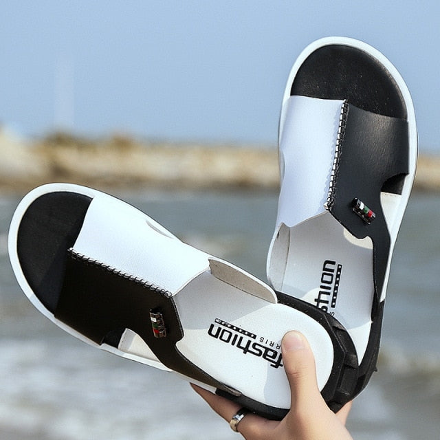 Original Leather Comfortable Slip-on Casual Sandals