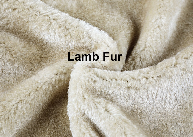 Winter Thick Fleece Casual Pants
