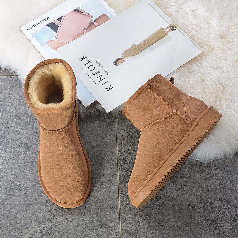 Warm Waterproof Snow Boots