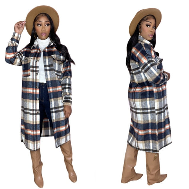 10pcs Woman Long Jacket Winter Clothes Coats