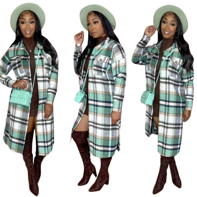 10pcs Woman Long Jacket Winter Clothes Coats