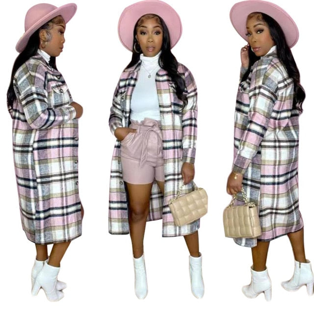 10pcs Woman Long Jacket Winter Clothes Coats