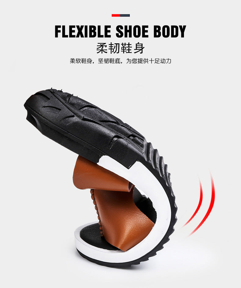 Original Leather Comfortable Slip-on Casual Sandals