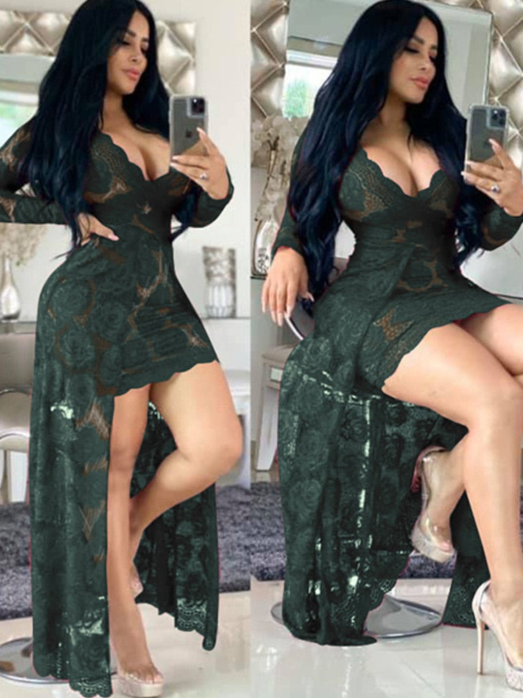 Asymmetrical Dresses Long Sleeve Evening Dresses