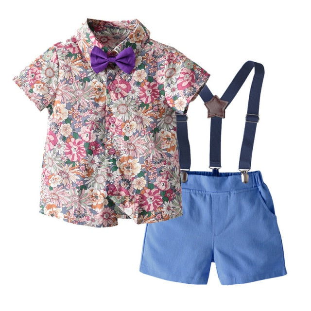 Brother and Sister Matching Outfits Kids Boys Gentleman Clothes Sets