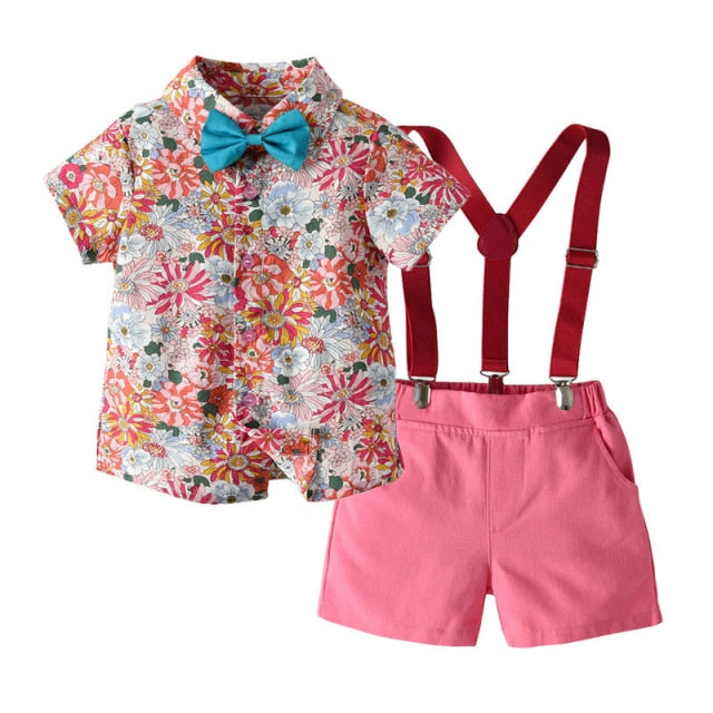 Brother and Sister Matching Outfits Kids Boys Gentleman Clothes Sets