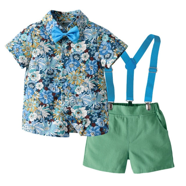 Brother and Sister Matching Outfits Kids Boys Gentleman Clothes Sets