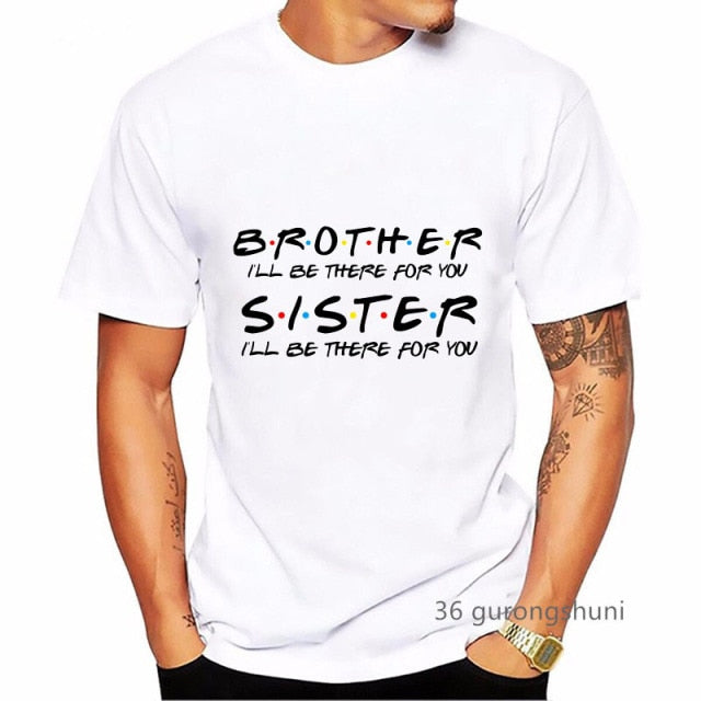 Unisex Brother Sister Old Friends Tv Show T-Shirts
