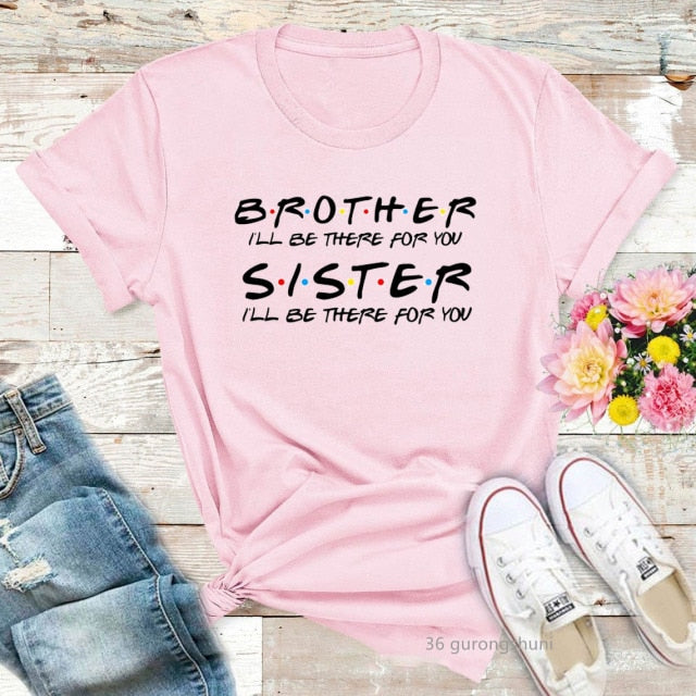 Unisex Brother Sister Old Friends Tv Show T-Shirts