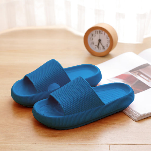Women Thickened Non-slip Slippers Couple Summer EVA Soft Sole Beach Slide Sandals