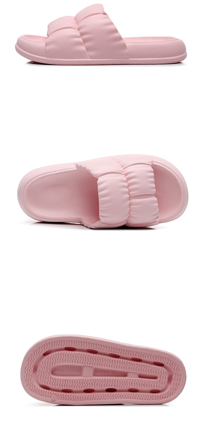 Woman Thick Platform Bathroom Home Slides Plus Size sandals