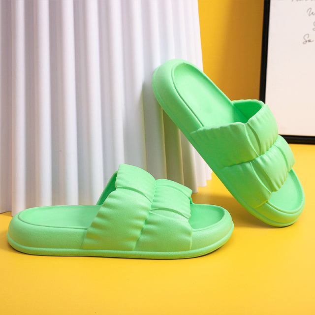 Woman Thick Platform Bathroom Home Slides Plus Size sandals