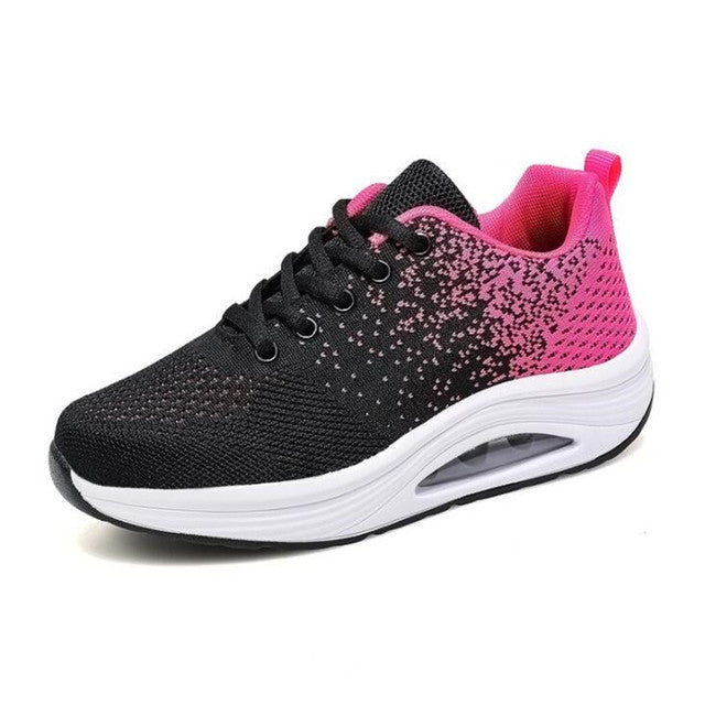 Woman Wedge Sneakers Slimming Toning Shoes