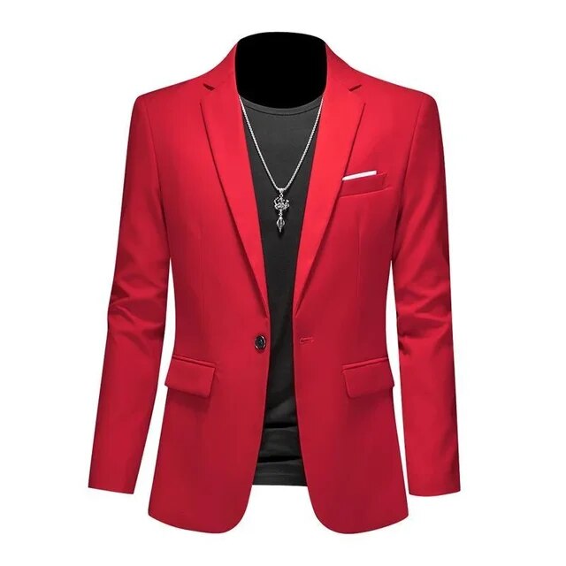Casual Business Men's Blazer Groom Wedding Gown Blazers for Men Suit Tops Jacke Coat