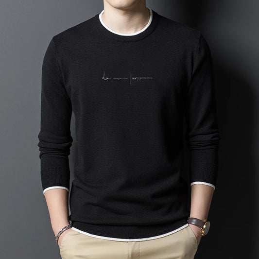 Fashion Brand Designer Knit Pullover Sweater