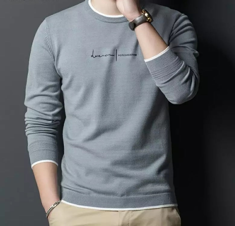 Fashion Brand Designer Knit Pullover Sweater