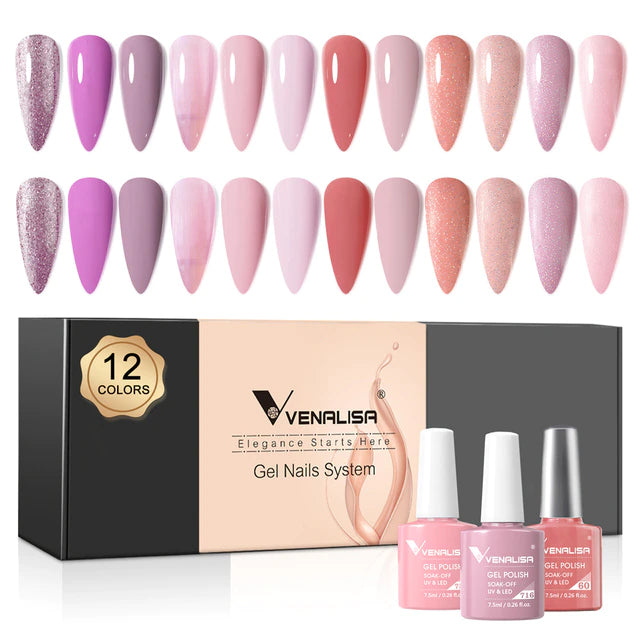 12pcs/kit Venalisa Gel Nail Polish