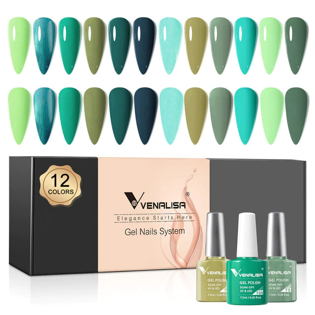 12pcs/kit Venalisa Gel Nail Polish
