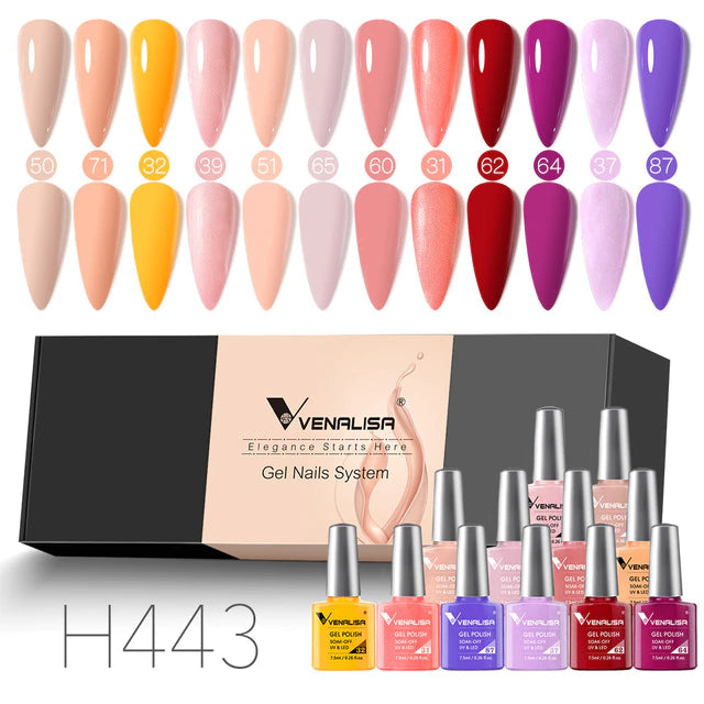 12pcs/kit Venalisa Gel Nail Polish