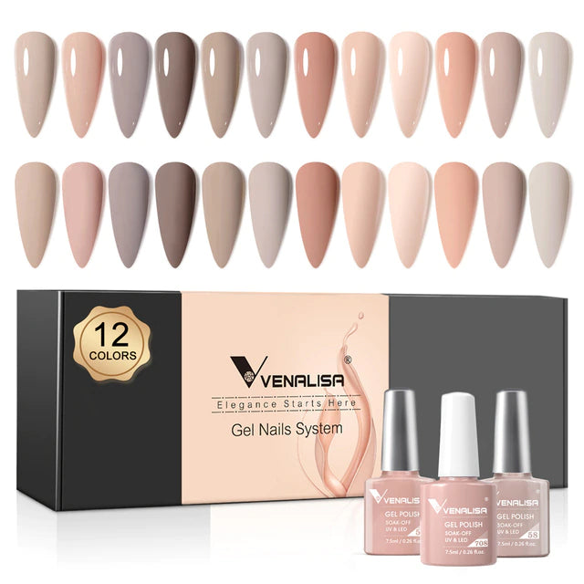 12pcs/kit Venalisa Gel Nail Polish