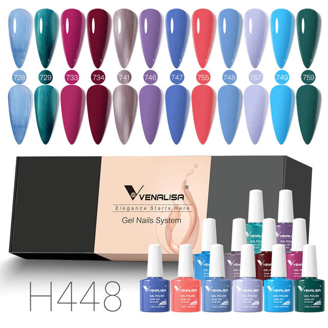 12pcs/kit Venalisa Gel Nail Polish