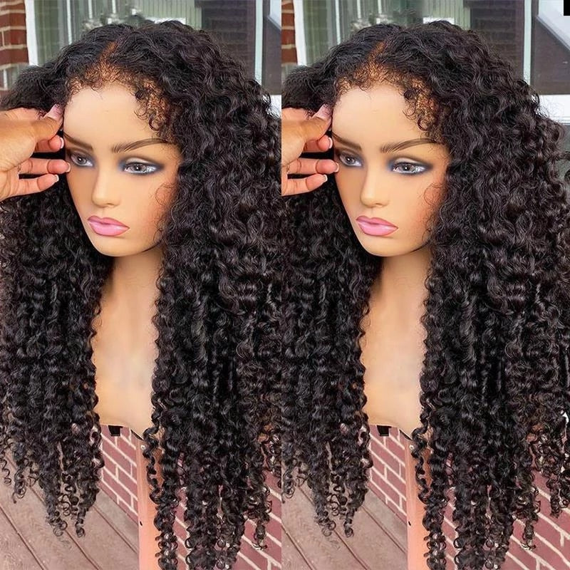 4x4 Loose Deep Wave Wigs With Curly Baby Hair Invisible Transparent