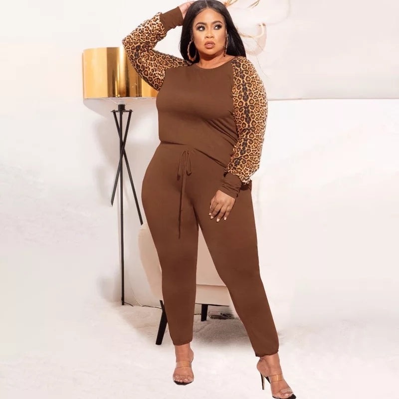 Plus Size Women T Shirt Tops And Trouser Outfits