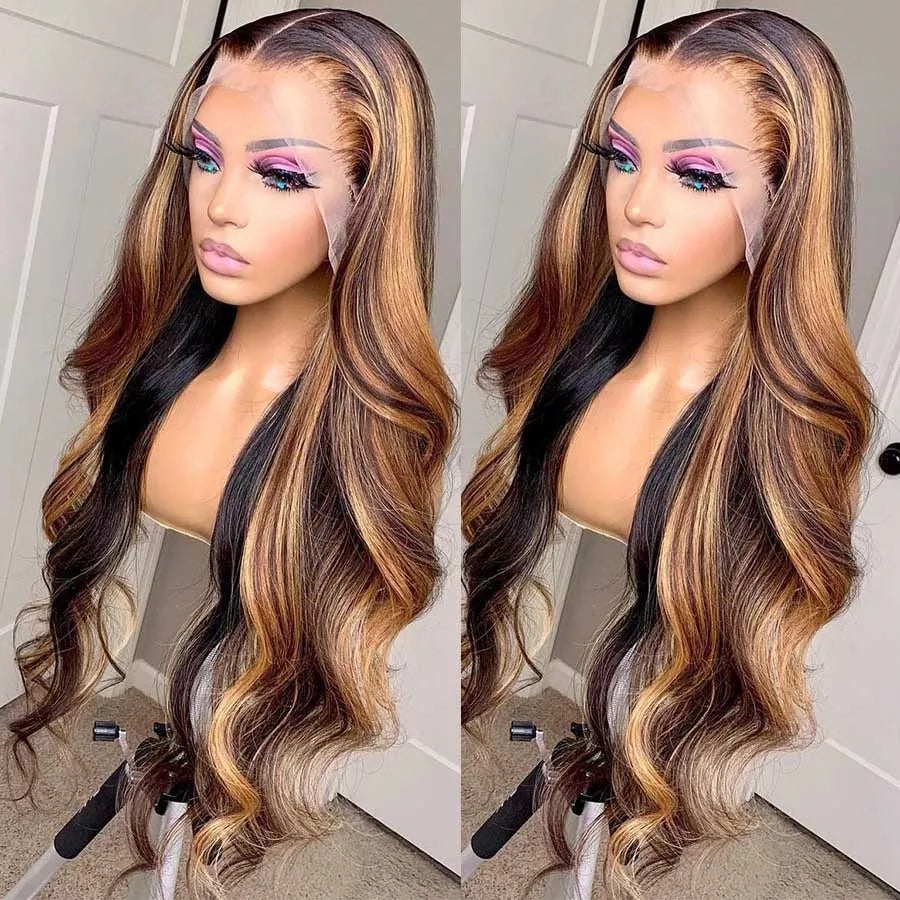 13x4 Highlight Pre-plucked Lace Front Wig