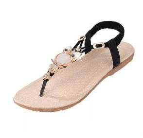 Comfort Classic Rhinestone Flat Sandals