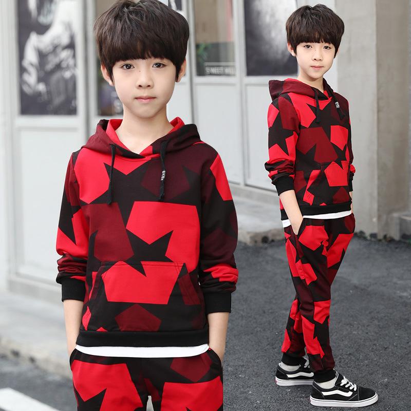 Boys Clothes Suits Sports Two Sets
