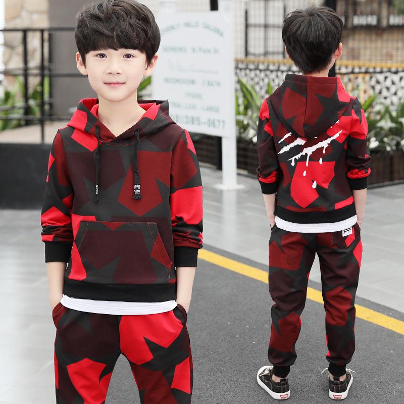 Boys Clothes Suits Sports Two Sets