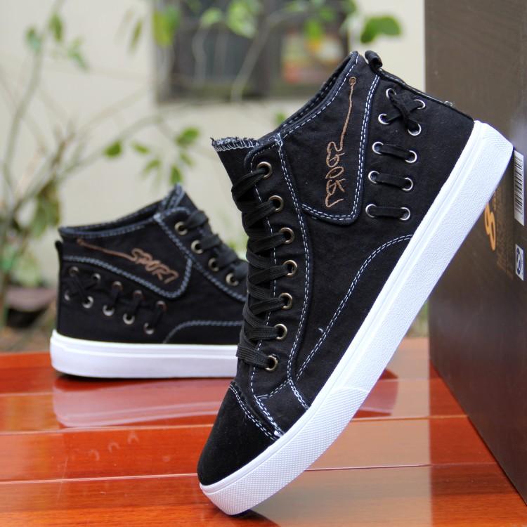 Men's Denim Shoe High Shoes