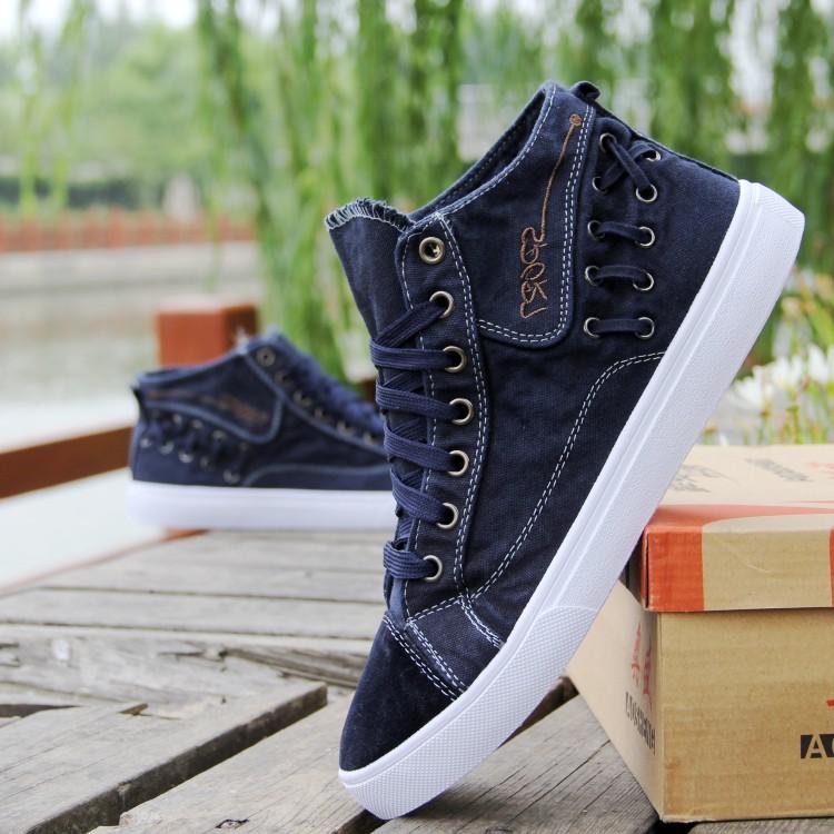 Men's Denim Shoe High Shoes