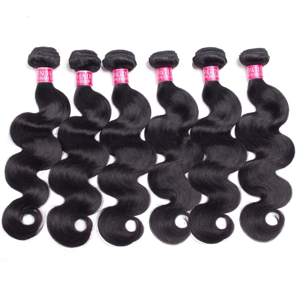 20PCS  Brazilian Bundles Body Wave Bundles Deals Human Hair Weave Bundles In Bulk