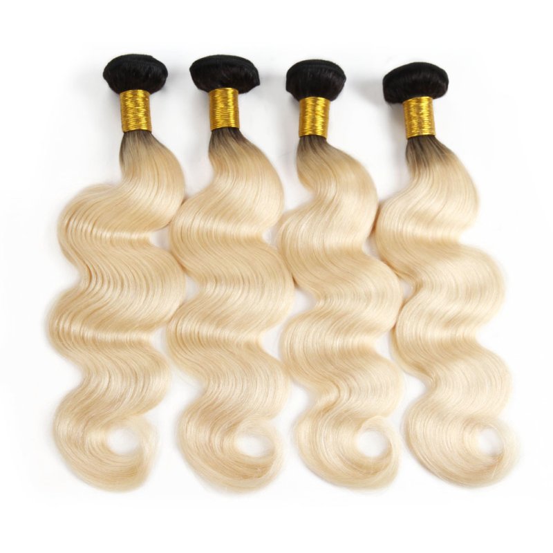 Human Hair 1b 613 body Wave Bundles