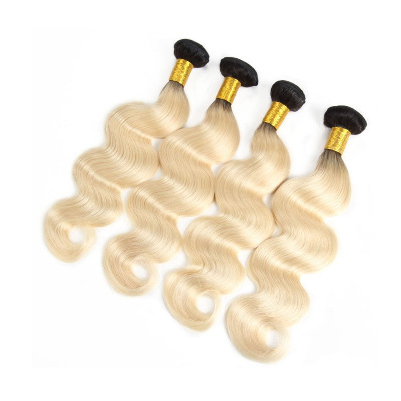 Human Hair 1b 613 body Wave Bundles