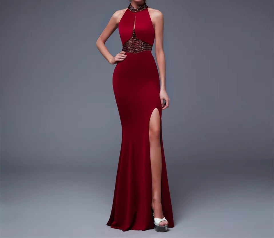 Charming Slit Side Open Prom Formal Party dreses