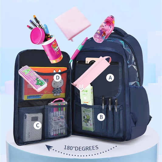 waterproof Children School Bags Girls Boys