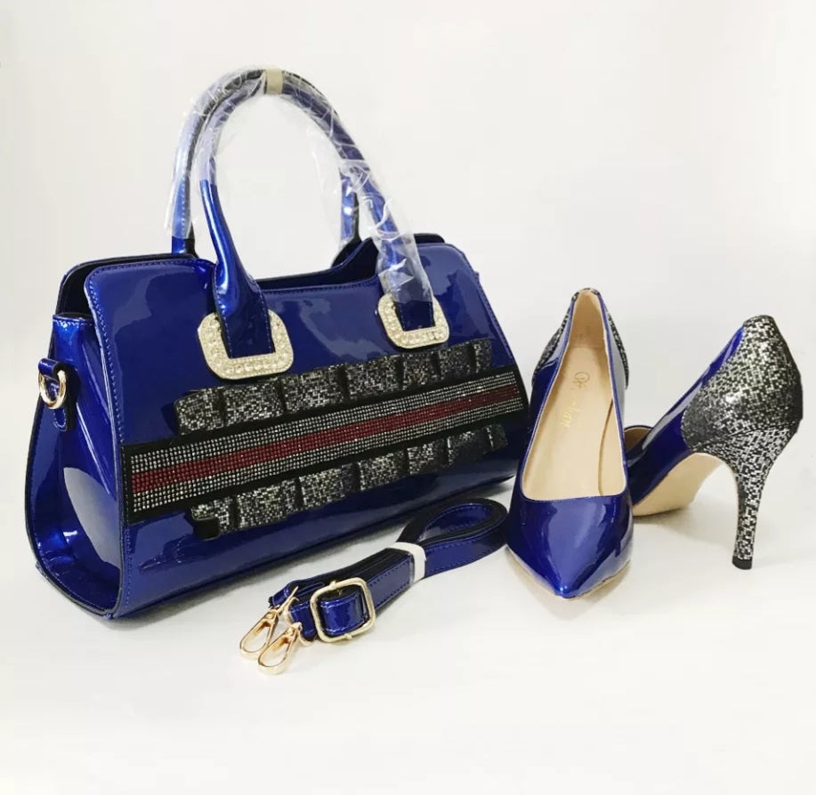 Comfortable Lady Shoes And Bags Sets