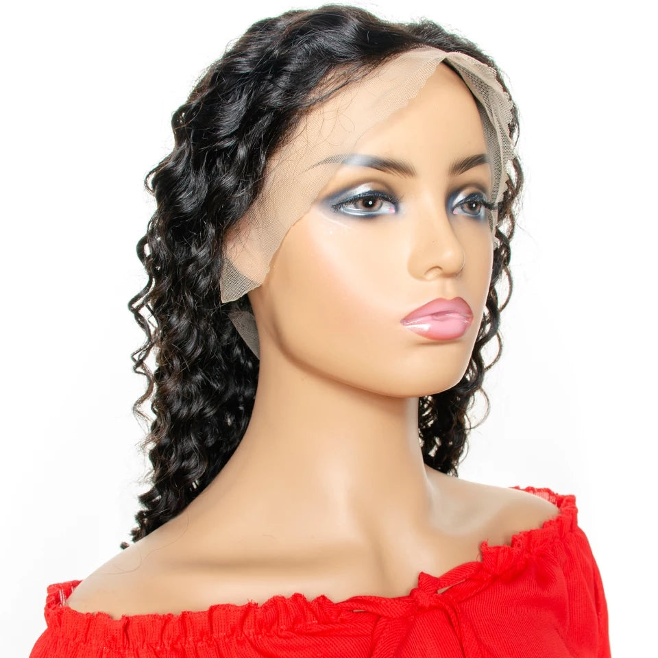13x4 Deep Wave Lace Front Wig Brazilian Lace Front Human Hair Wigs