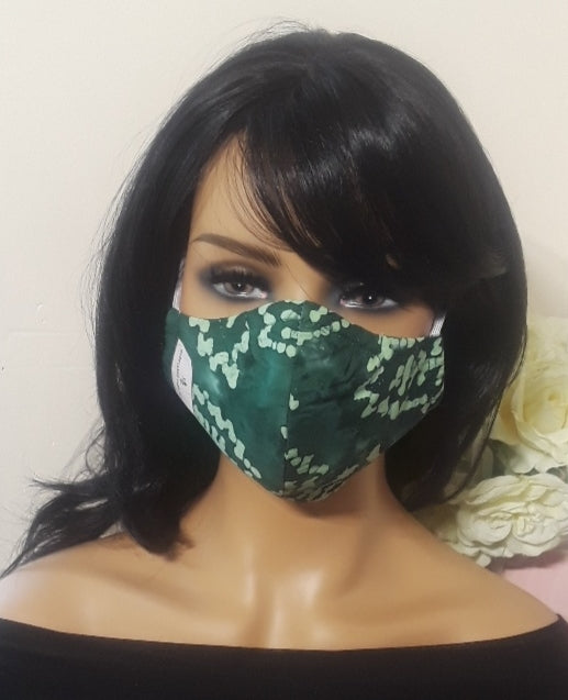 ML03 Green Fashionable Protective Face Cover