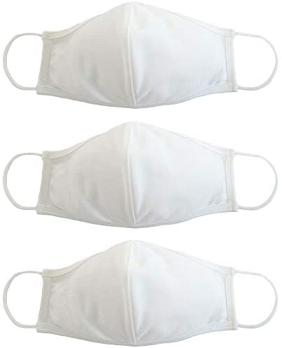 Reusable Face Mask - Breathable Comfort, Fully Machine Washable Face Mask (3-Pack)