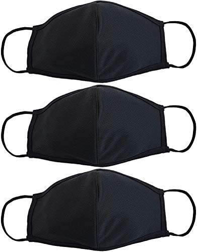 Reusable Face Mask - Breathable Comfort, Fully Machine Washable Face Mask (3-Pack)