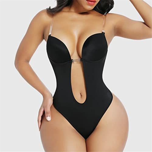 Bodysuit Shapewear Deep V-Neck Body Shaper Backless