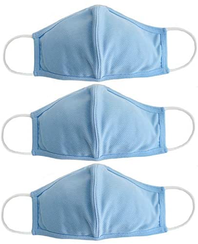 Reusable Face Mask - Breathable Comfort, Fully Machine Washable Face Mask (3-Pack)