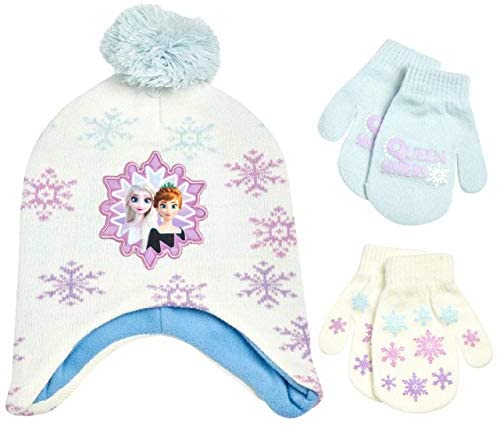 Girls Frozen Winter Gloves and Hat Sets
